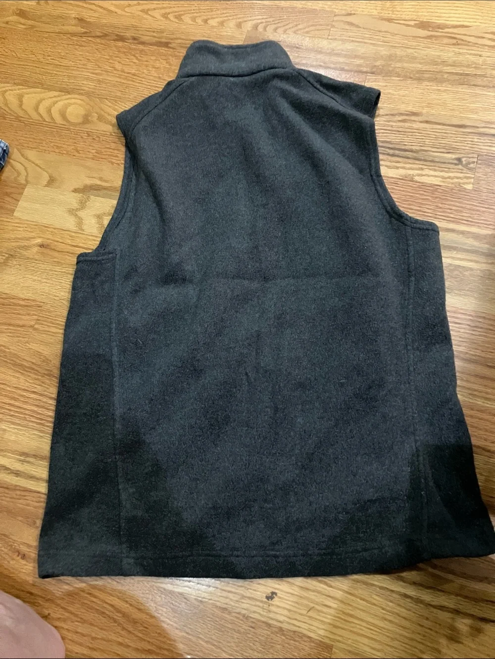 Columbia Mens Gray Fleece Vest - Full Zip Sz S EUC